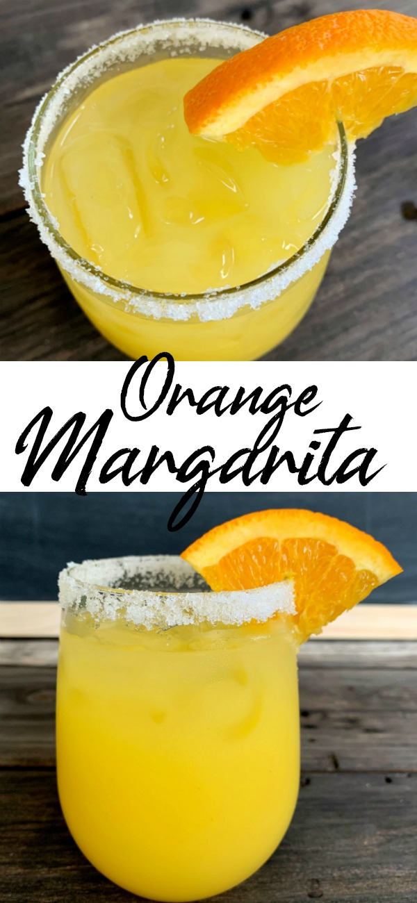 pinterest image of orange margarita