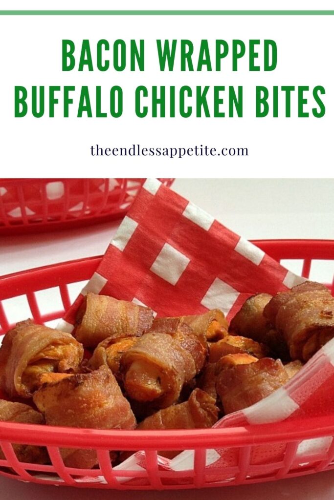 Bacon Wrapped Buffalo Chicken Bites