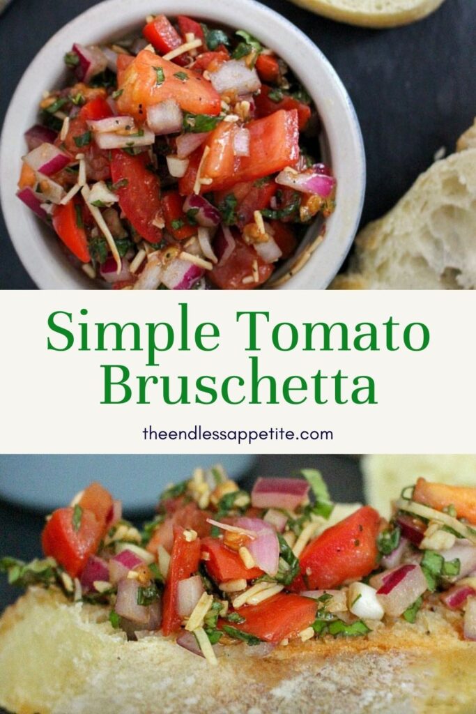 Simple Tomato Bruschetta