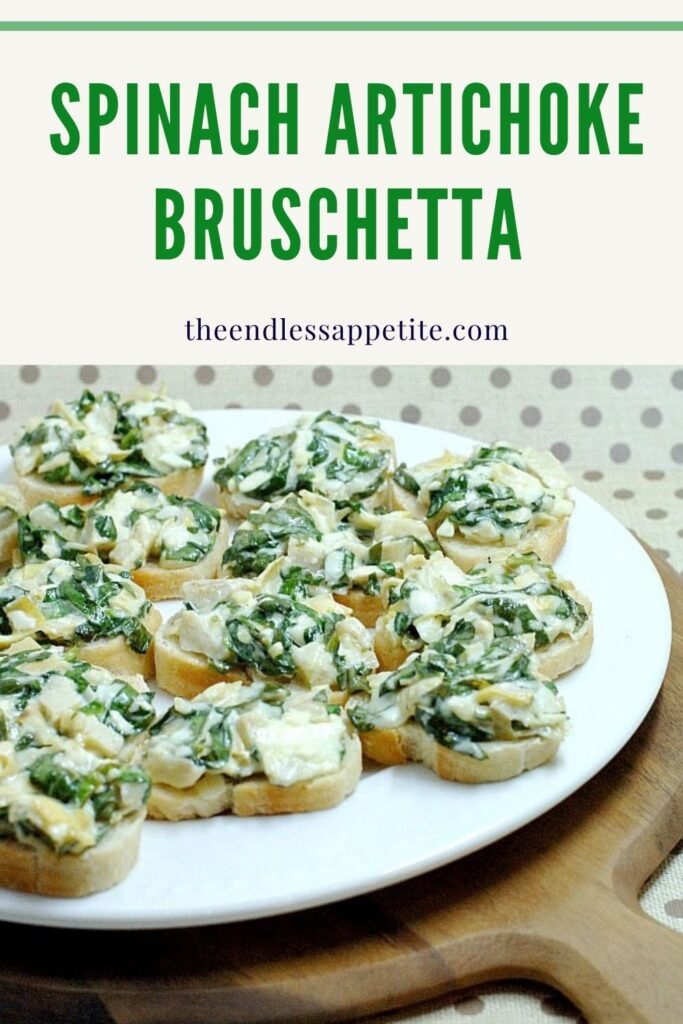 Spinach Artichoke Bruschetta