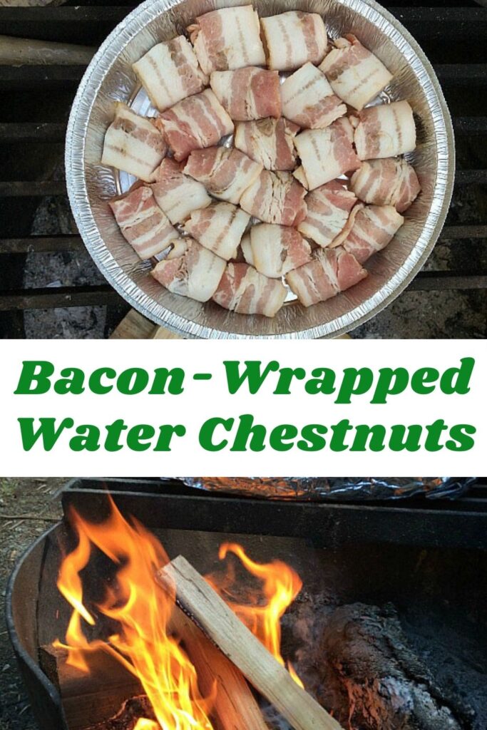 Campfire Bacon Wrapped Water Chestnuts