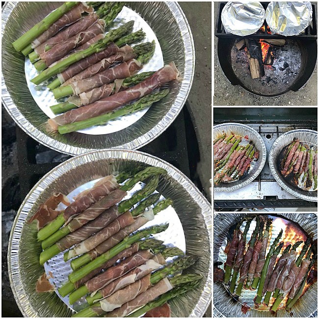 Campfire Proscuitto Wrapped Asparagus