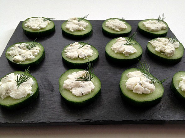 Easiest Cucumber Appetizers