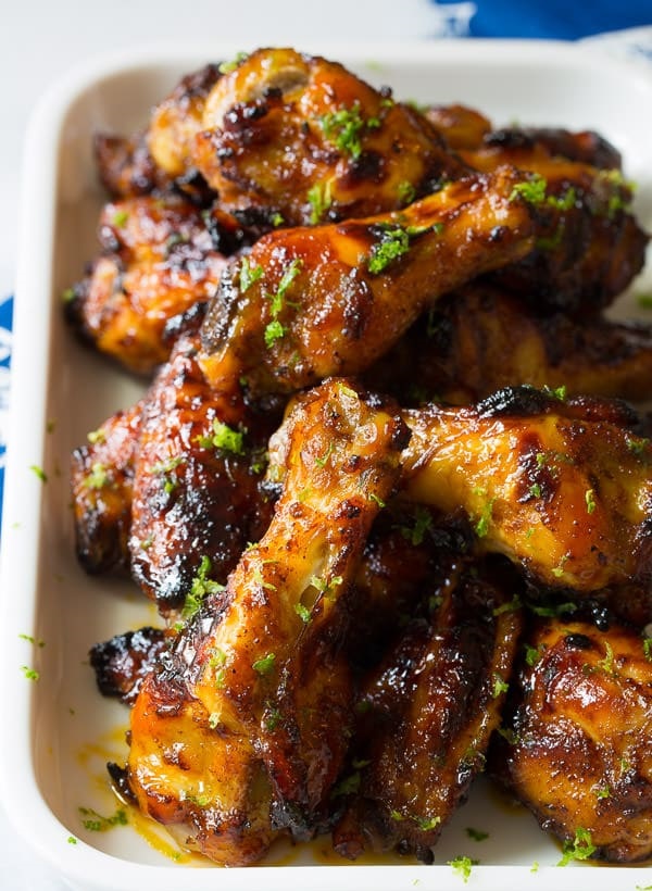 Chili Lime Baked Chicken Wings
