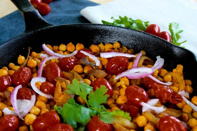 Ginger Turmeric Chickpeas | Heavenly Vegan Dals & Curries Cookbook Review